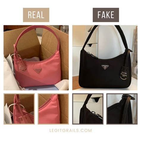 how to recognize a fake prada bag|prada dust bag authentic.